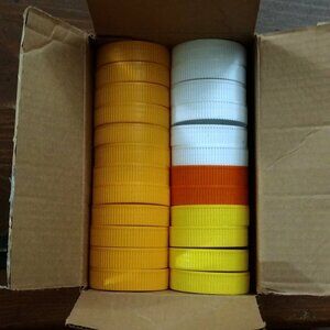 24 Regular mouth Mason jar plastic lid replacements